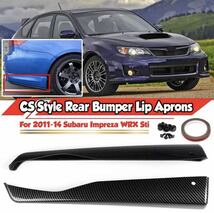 ☆新品☆ GVB型 インプレッサ WRX STI セダン リアリップディフューザー スプリッタ スポイラーガード リアバンパーgvb ｇｂｖ ＧＶＢ_画像1