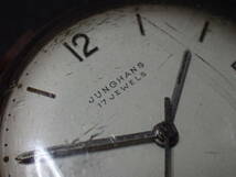 【近】(0) アンティーク腕時計①真物保証 JUNHANS 17石 手巻式 動作品 ユンハンス_画像4