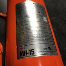 【中古】マサダ 油圧ジャッキ ダルマジャッキ 15t マサダ製作所 MH-15 ボトルジャッキ ジャンク MASADA _画像3