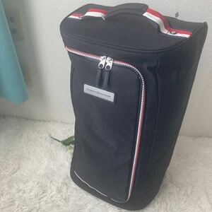 美品 TOMMY HILFIGER トミーヒルフィガー キャリーケース リュック バックパック 2way キャリーバッグ 旅行 鞄 トラベルバッグ ブラック 黒