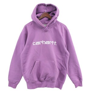 CARHARTT WIP　 Hooded Carhartt Sweat Glassy Purple ロゴ パーカー 　　：8056000161199