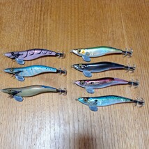 エギ 3.5号 魚邪 ガンクラフト 餌木邪 アワビシート7個セット 中古_画像4