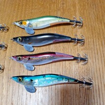 エギ 3.5号 魚邪 ガンクラフト 餌木邪 アワビシート7個セット 中古_画像5