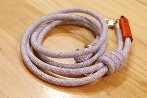 topoglgie トポロジー 8.0mm Rope ロープ ストラップ単体 Lavender Melange ラベンダー ラヴェンダー メレンゲ