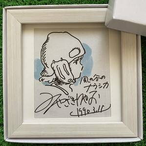 Art hand Auction [Gerahmter Artikel] Ghibli Nausicaa aus dem Tal des Windes Illustration Hayao Miyazaki Handgemälde B Inspektion) Cel Original Art Postcard Layout STUDIO GHIBLI, ka-Linie, Nausicaa aus dem Tal des Windes, Andere