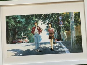 【激レア】ジブリ　海がきこえる　ポスター　宮崎駿　カレンダー　1996年　検)セル画　原画　ポストカード　イラスト　STUDIO GHIBLI