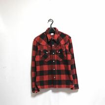 トレンド【the flat head ザ フラットヘッド】バッファロー/チェックシャツ ネルシャツ/シャツ 長袖シャツ _画像1