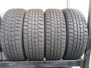 ★☆185/60R15 84Q ダンロップ WINTER MAXX WM02 スタッドレス 2021年製 4本 送料込 T36760216☆★インボイス領収書発行可能