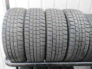 ★☆185/60R15 84Q ダンロップ WINTER MAXX WM02 スタッドレス 4本 送料込 T36820221☆★インボイス領収書発行可能