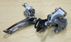 シマノ ULTEGRA 6700系前後ディレイラーセット 10s（フロントディレイラーFD-6700-B 31.8、リアディレイラーRD-6700-SS）