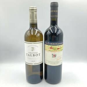 2.15 MT-B2137★未開栓 ワイン 2本まとめ（TALBOT.CARBONAIONE）★クール便不可/容量 750ml/アルコール分 13.5%/CI0 DD5