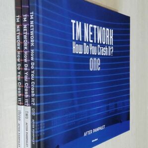 【中古】 TM NETWORK How Do You Crash It? AFTER PAMPHLET 3冊セット（one・two・three）／アフター・パンフレット／TMネットワークの画像1