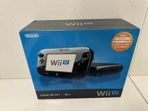 ★1円～【ほぼ完品】★任天堂 Wiiu 本体セット【プレミアム セット】クロ HDD容量 32GB★動作確認済み★ゲームパッド アダプタ_画像8