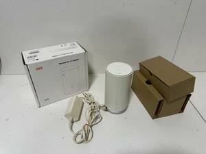 【au Speed Wi-Fi HOME WHITE L01 HWS31SWA 本体 アダプタ 無線LAN Wi-Fiルーター】