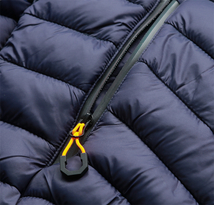 新品AS49-イギリス 中綿 ボリューム ジャケット メンズ 4XL(日本サイズで2XL程度) 軽量 ジャンバー フード着脱 冬 フェイク-ダウン ブルー_画像3