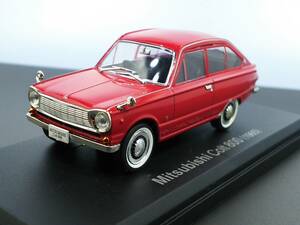 1/43 国産名車 少し難有 三菱 コルト 800 (1965) レッド COLT MITSUBISHI ミツビシ 送料410円 同梱歓迎 追跡可 匿名配送