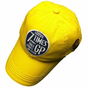 送料無料 Lotus Formula One 1 7 Times Winners 1963 Cap Hat ロータス キャップ 帽子 イエロー