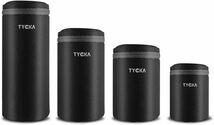 TYCKA 一眼フレカメラ レンズケース レンズ収納バッグ 10ｍｍ厚手 防水 クッション性 ジッパー式 レンズポーチ デジタルカ_画像1