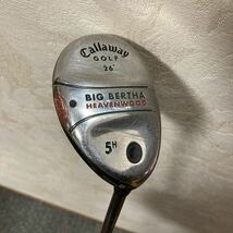 Callaway 5Hキャロウェイ BIG BERTHA JV60 26° グリップ　Lamkinラムキン_画像1