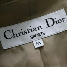 [PT13084] クリスチャンディオールスポーツ ジャケット ダブル ブラウン系 M Christian Dior SPORTS_画像7