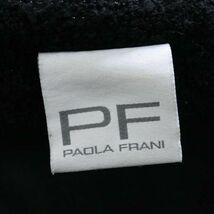 [PT13094] パオラフラーニ ワンピース ひざ丈 ブラック系 40 PAOLA FRANI_画像6