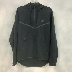 [D2425] ナイキ フルジップパーカ ブラック系 XL NIKE