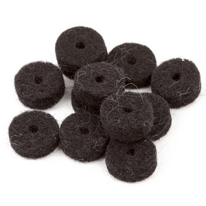 Fender Black Strap Button Felt Washers (12) ブラックフェルトワッシャー【フェンダー】