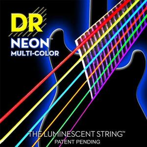 DR NMCB-45 ベース弦 NEON MULTI COLOR/B MEDIUM マルチカラー