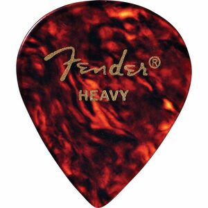 Fender 551 Shape, Shell, Heavy ピック12枚パック〈フェンダー〉