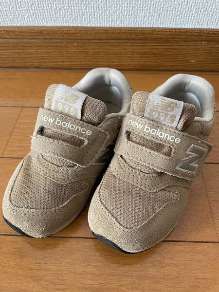 ニューバランス New Balance キッズ ベビー　スニーカー シューズ 靴 ベージュ　14cm