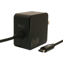 A762 MCO ミヨシ 4個セット 高出力65W USB PD対応 GaN USB-ACアダプタ type-C ケーブル一体型 65W ケーブル長 1.5m_画像7