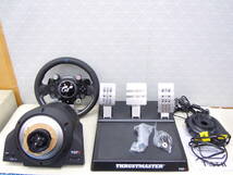 B34 ジャンク Thrustmaster スラストマスター T-GT II ステアリングコントローラー ペダルセット PS5 PS4 グランツーリスモ 正式ライセンス_画像2