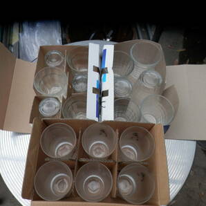 ジョニーウォーカー 水割りグラス×６個 ＆ ロックグラス１２個の１８個セット 未使用倉庫保管品の画像1