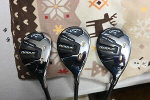 ROGUE ST MAX FAST ユーティリティー3H,4H,5H [Speeder NX 40 for Callaway フレックス：R 3本セット　送料こみ