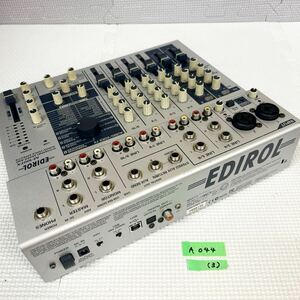 A044(3) EDIROL 10 CHANNEL MIXER M-100FX ローランド *ジャンク ACアダプター無 動作未確認