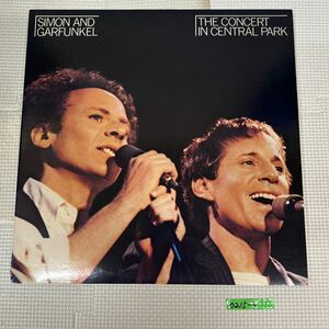 サイモン&ガーファンクル セントラル・パークコンサート SIMON AND GARFUNKEL LP 2枚組 使用感少なめ！美品［0215-9]