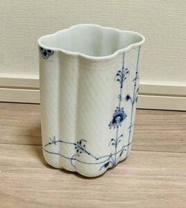 【送料込】ロイヤルコペンハーゲン ブルーパルメッテ ベース 花瓶　royalcopenhagen vase