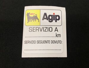 アルファロメオ agip servizio a sticker ステッカー AC302 (-alf6m3e