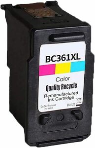 BC-361XL 3色カラー 増量 キャノン リサイクルインクカートリッジ 大容量 Tri-color canon TS5430 TS5330 キヤノンプリンターインク