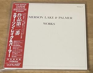 紙ジャケット　国内盤　帯付き　作品第２番／エマーソン、レイク＆パーマー