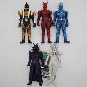 仮面ライダー電王　イマジン　ソフビ　フィギュア　5点セット　モモタロス　ウラタロス　キンタロス　リュウタロス　ジーク