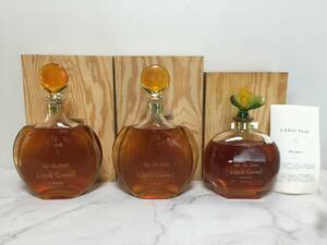 Leopold Gourmel Age des Fleurs 15 Carats Cognac 700ml 42% 41％ 3本セット 未開栓 レオポルド グルメル 化粧ボトル 木箱　　　Z