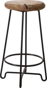 Art hand Auction 圆形高脚凳 RHS-905 B, 手工制品, 家具, 椅子, 其他的