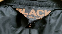 2021AW BLACK COMME des GARCONSポリ縮絨ジャケット／ブラックコムデギャルソンポリエステル川久保玲_画像4