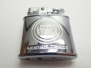 W076　ヴィンテージ ライター ラッキーストライク LUCKY STRIKE 記念品/ガス/ジャンク Vintage lighter
