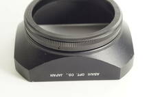 203『送料無料 キレイ』Super Takumar 28mm F3.5 SMC Takumar 28mm F3.5 ペンタックス 金属製角型レンズフード_画像3