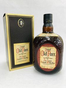 グランド オールドパー 12年 Grand old Parr Deluxe 1,000ml 未開栓 箱付き C4