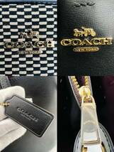 美品 coach コーチ 2way F1979-F48733 レバー ブラック 黒 トートバッグ C2_画像7