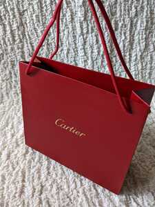 Cartier カルティエ■紙袋 ショッパー ショップ袋 22.5×26cm マチ9cm