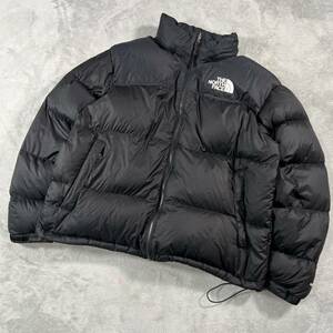 1円〜　美品　THE NORTH FACE ザノースフェイス　ヌプシ　ダウンジャケット　ブラック　700フィル　XL 6752